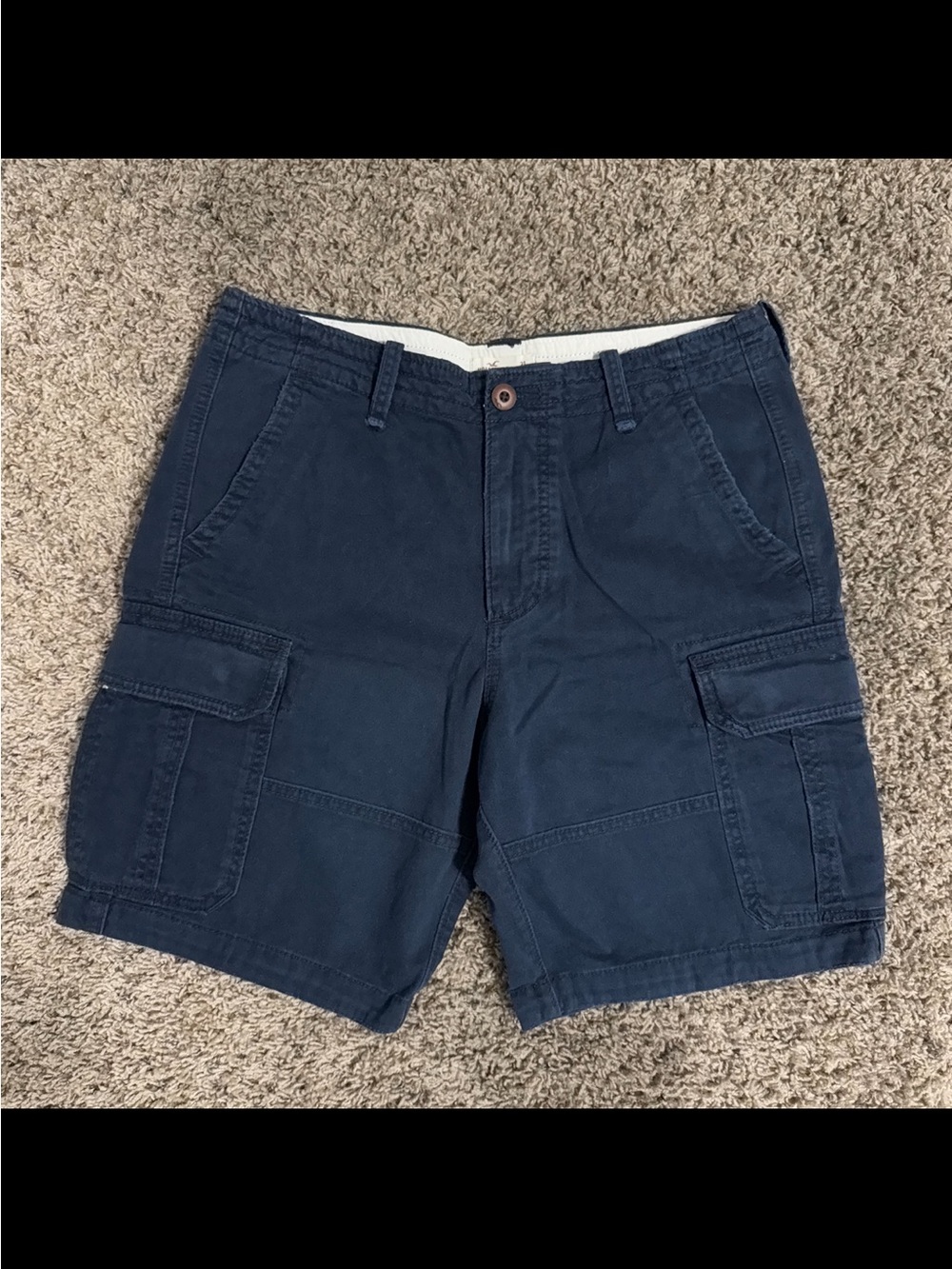 Y2K Hollister Navy Cargo Shorts